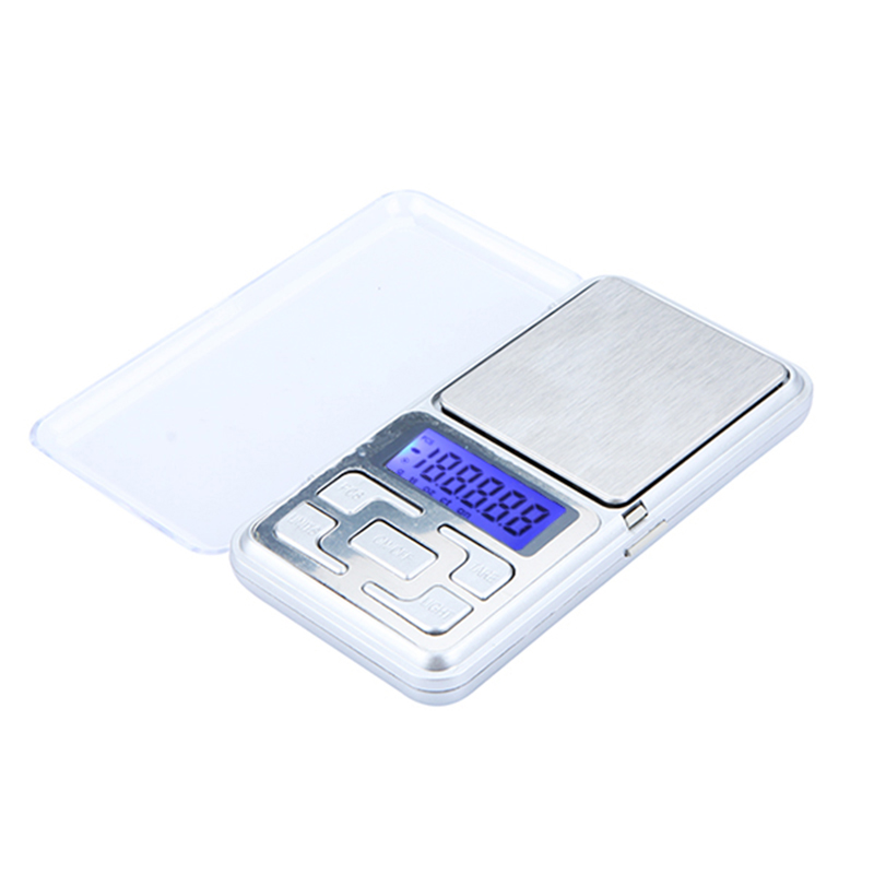 High Accuracy Mini Electronic Digital Scale Portable100g 0.01g Pocket Jewelry Scales With Counting Function Blue LCD g tl oz ct