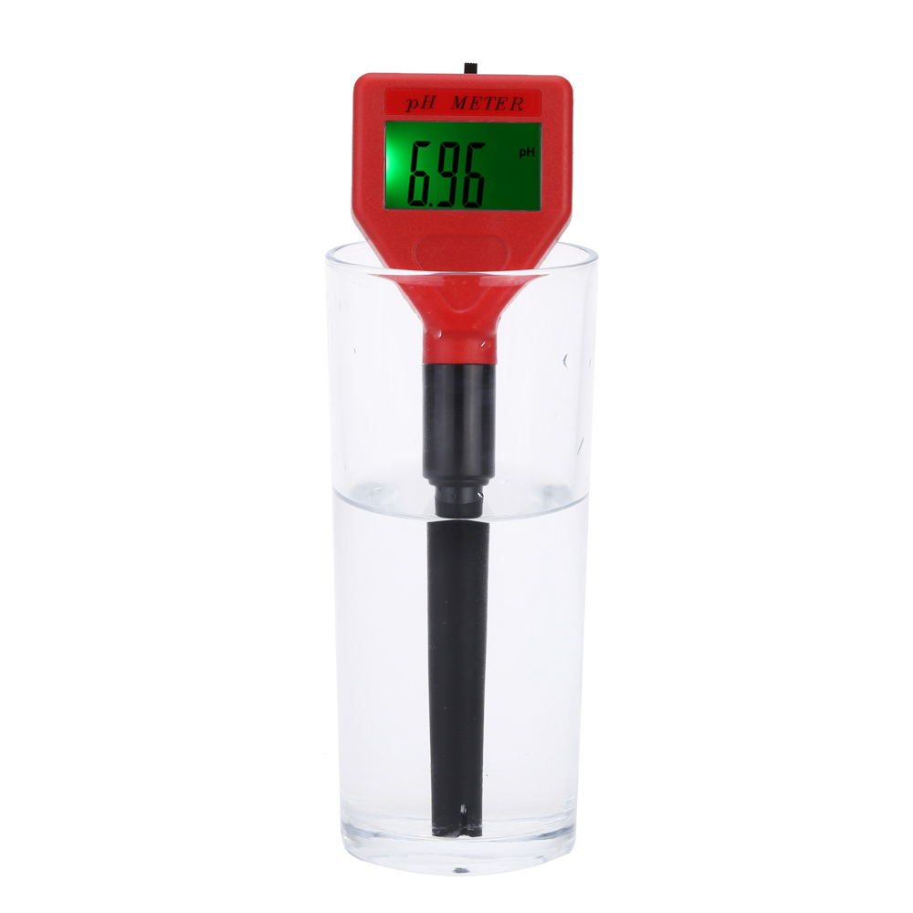Mini Pen Type pH Meter High Precision Acidimeter with LCD Backlit Display Industry and Experiment Analyzer for Drinking Water