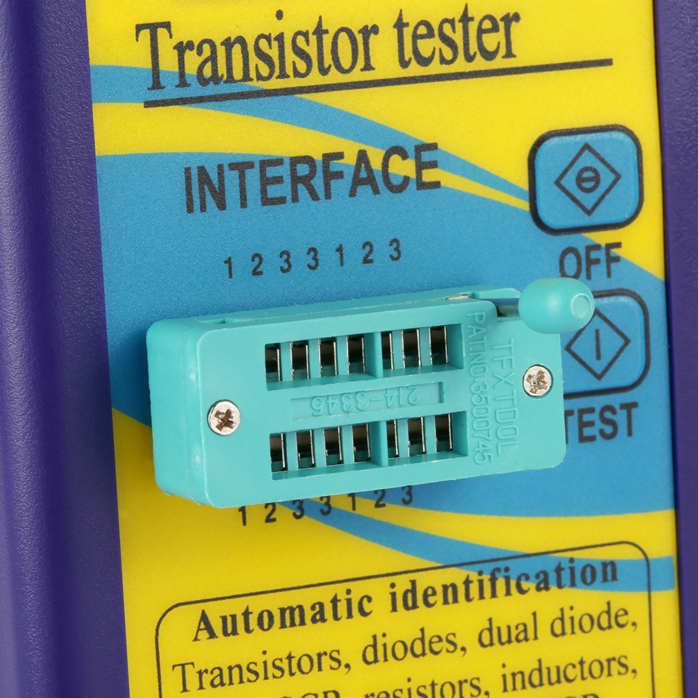 Multi purpose Transistor Tester 128x160 TFT Color Display Diode Thyristor Capacitance Resistor Inductance MOSFET ESR LCR Meter
