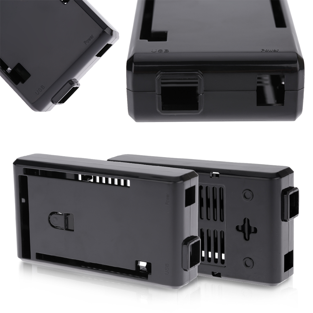 Quality Box Compatible Case for Arduino Mega2560 R3 Controller Enclosure Black Computer Box with Switch great protective case