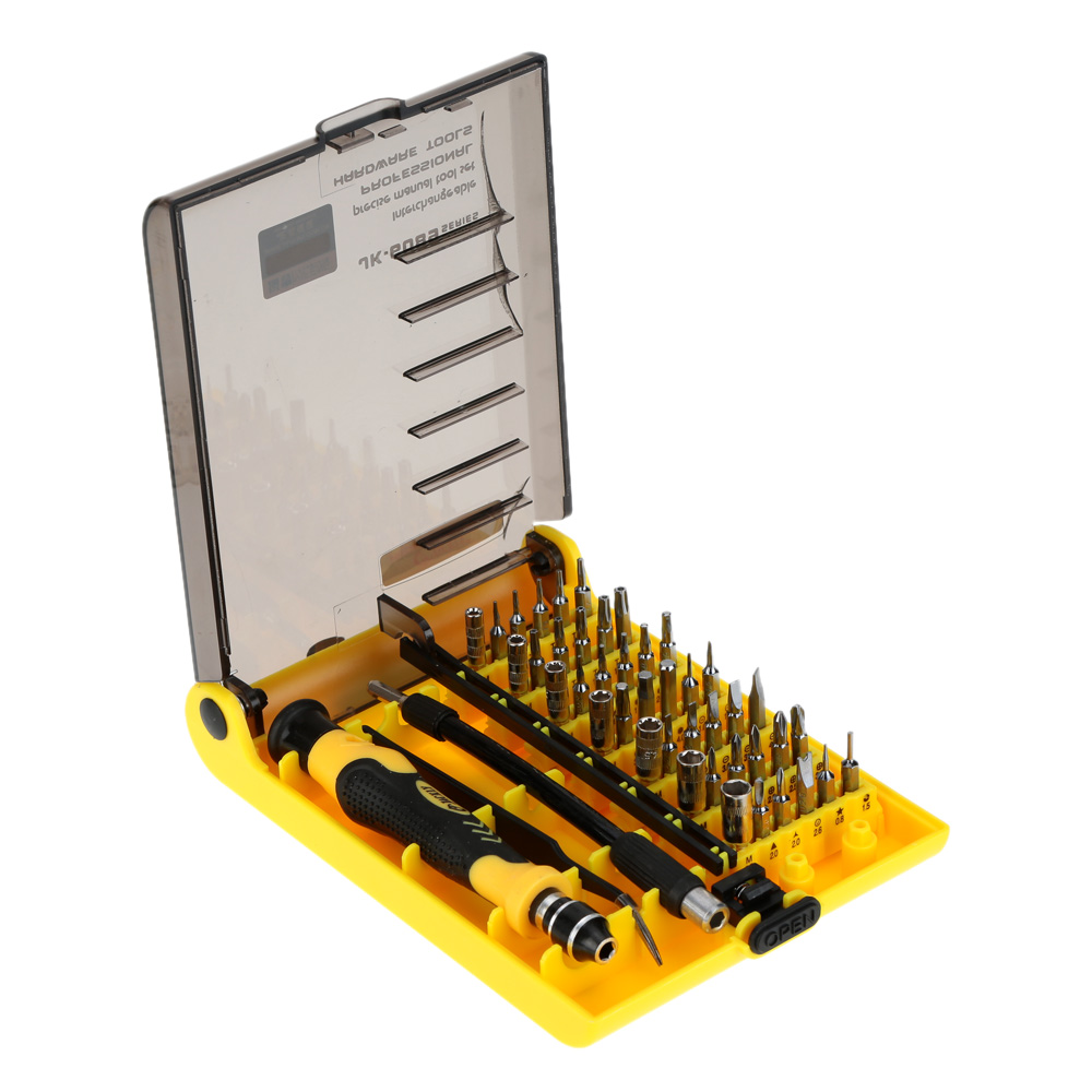 45 in 1 Professional Hardware Screw Driver Tool Kit Essential Hand Repair Tools for Mobile Phones Hard Drives and Other Products
