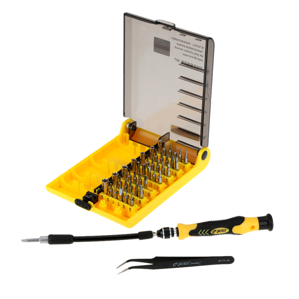 45 in 1 Professional Hardware Screw Driver Tool Kit Essential Hand Repair Tools for Mobile Phones Hard Drives and Other Products