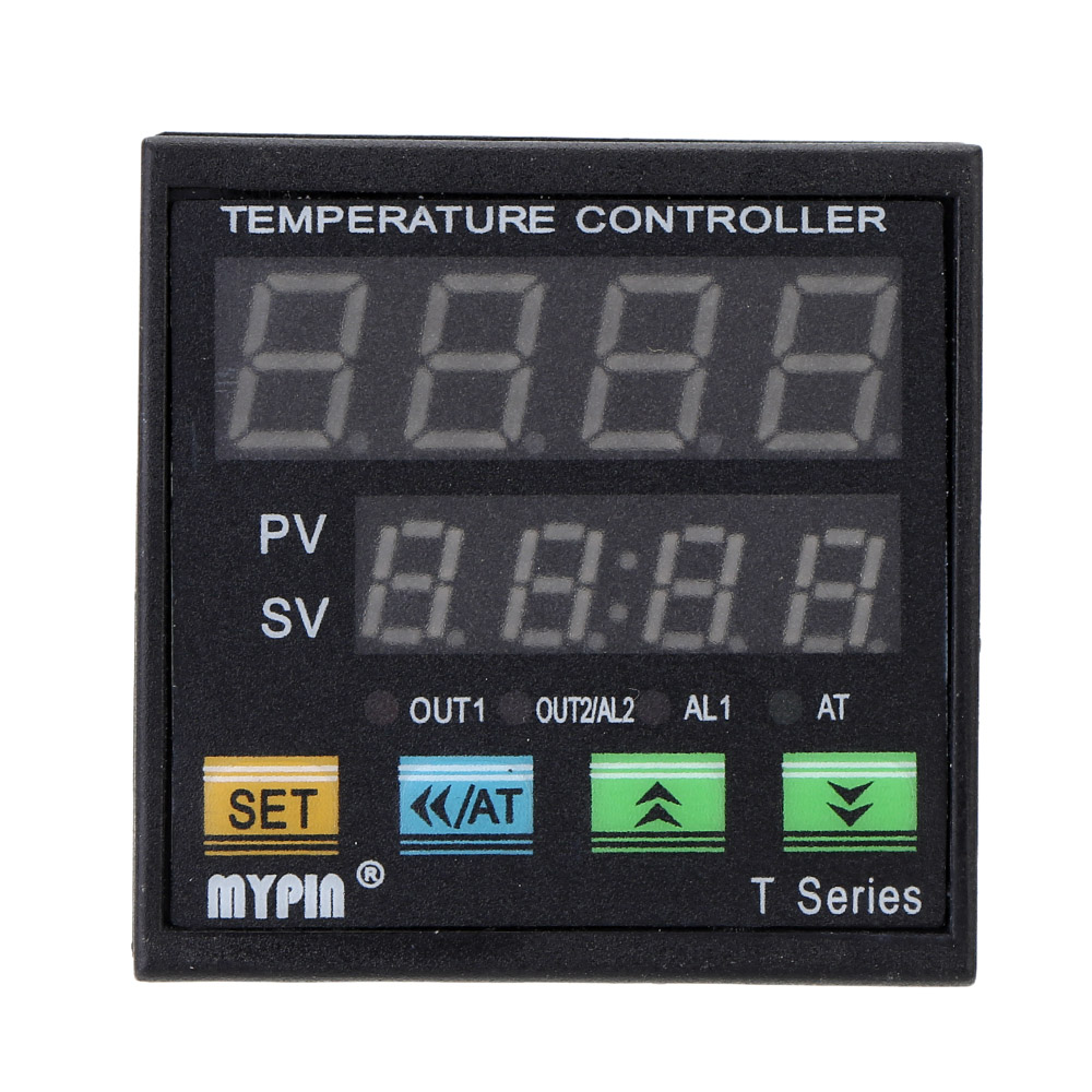 Digital Programmable PID Temperature Controller LED Thermometer SSR TC RTD + 24V 380V 25A SSR 25 DA Solid State Relay Module