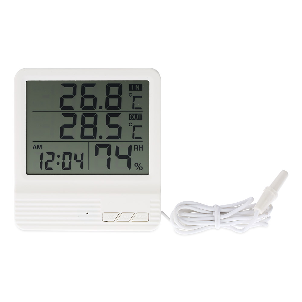 Digital Thermometer Hygrometer termometro Alarm Clock Temperature Humidity tester Indoor Outdoor weather station diagnostic tool