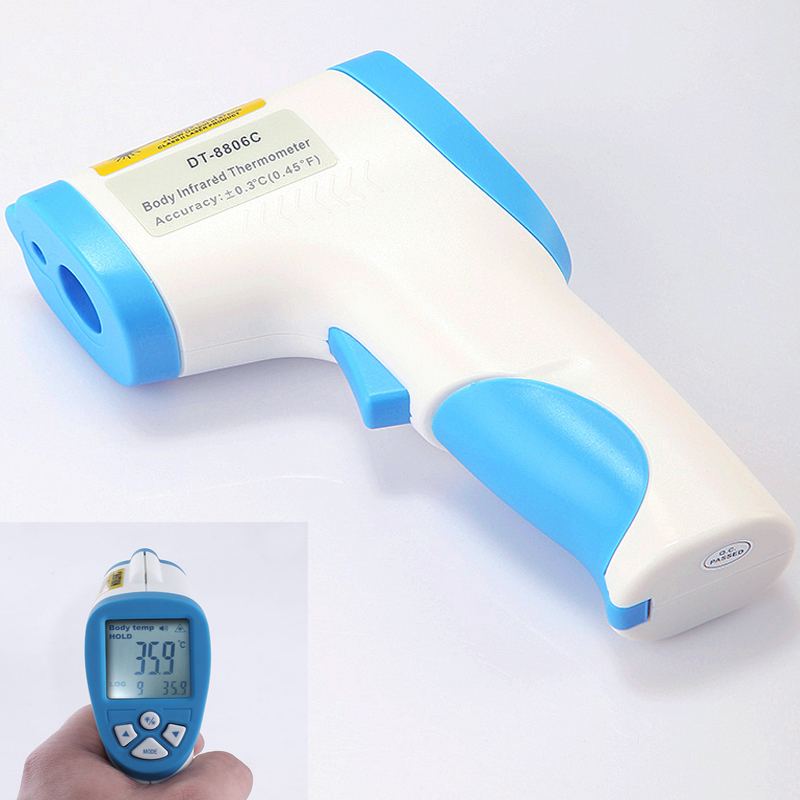 LCD IR Laser Infrared thermometer Non Contact digital Temperature tester Gun digital termometro tester estacion meteorologica