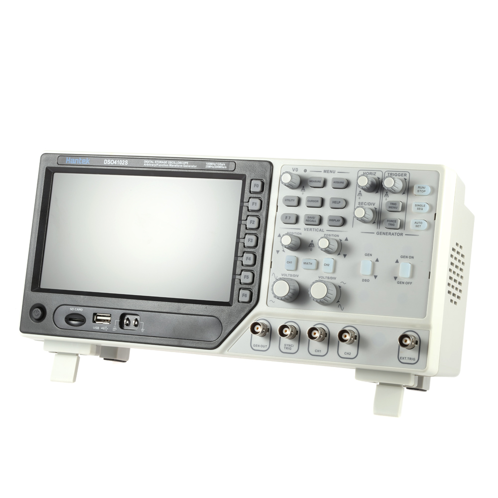 Hantek DSO4102S 2 CH Digital USB Oscilloscope 1CH Arbitrary Function Waveform Generator Synchronizing Signal Source100MHz