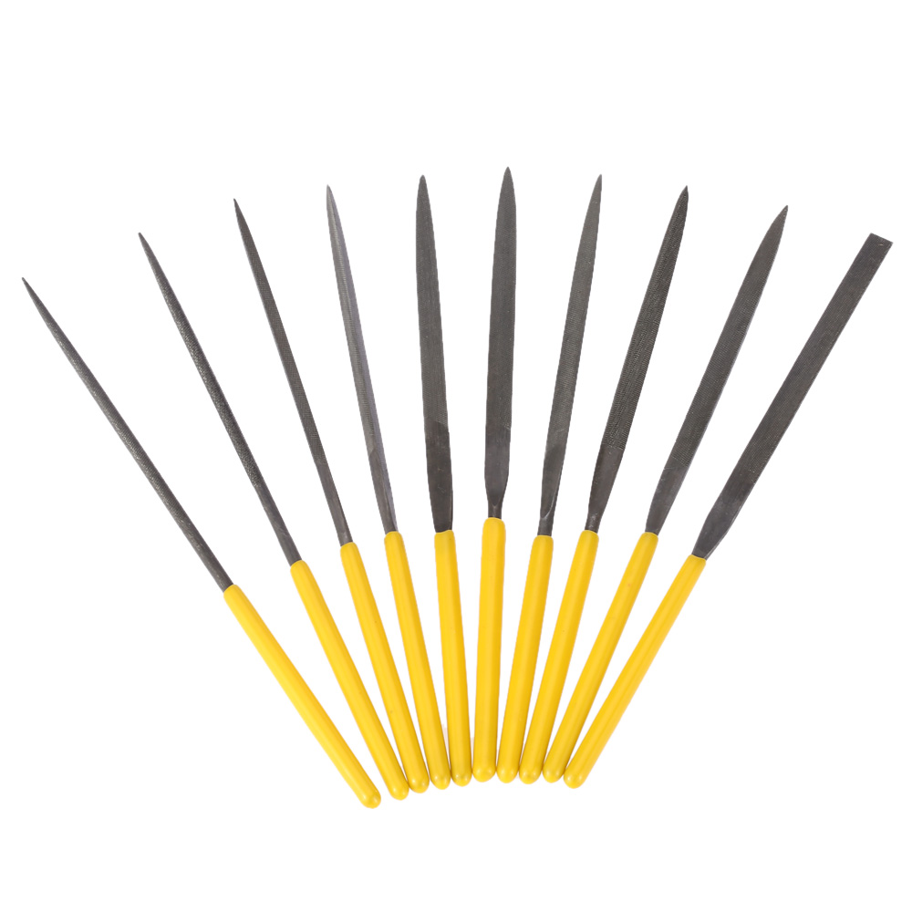 10Pcs File Set High Quality Polishing Tools Flat Needle Grinding Tools needle file set archivador Practical woodworking Tools