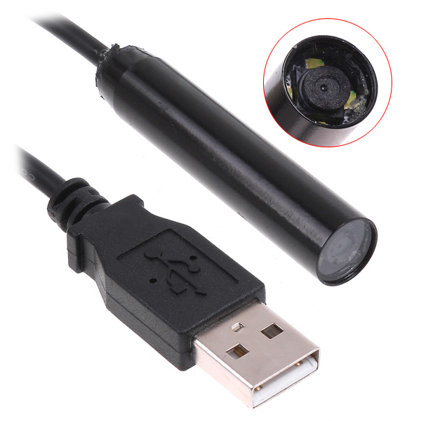 Multi purpose USB Endoscope Waterproof Inspection Magnifier Excellent Microscope Inspection Snake Tube Video Camera Borescope 2M