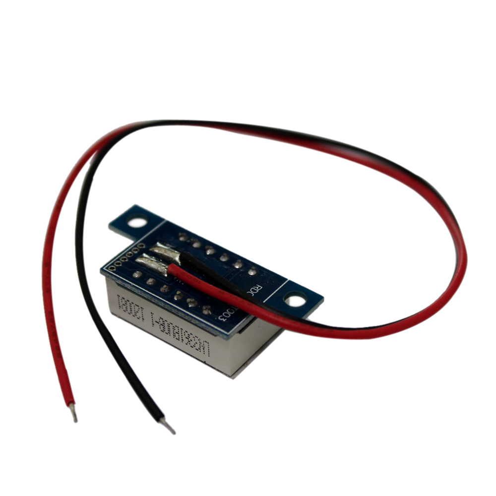 Mini 2 Wires DC Voltmeter 3.3 30V LED Panel Digital Display Voltage Meter Tester Voltage Diagnostic tool with Red Light