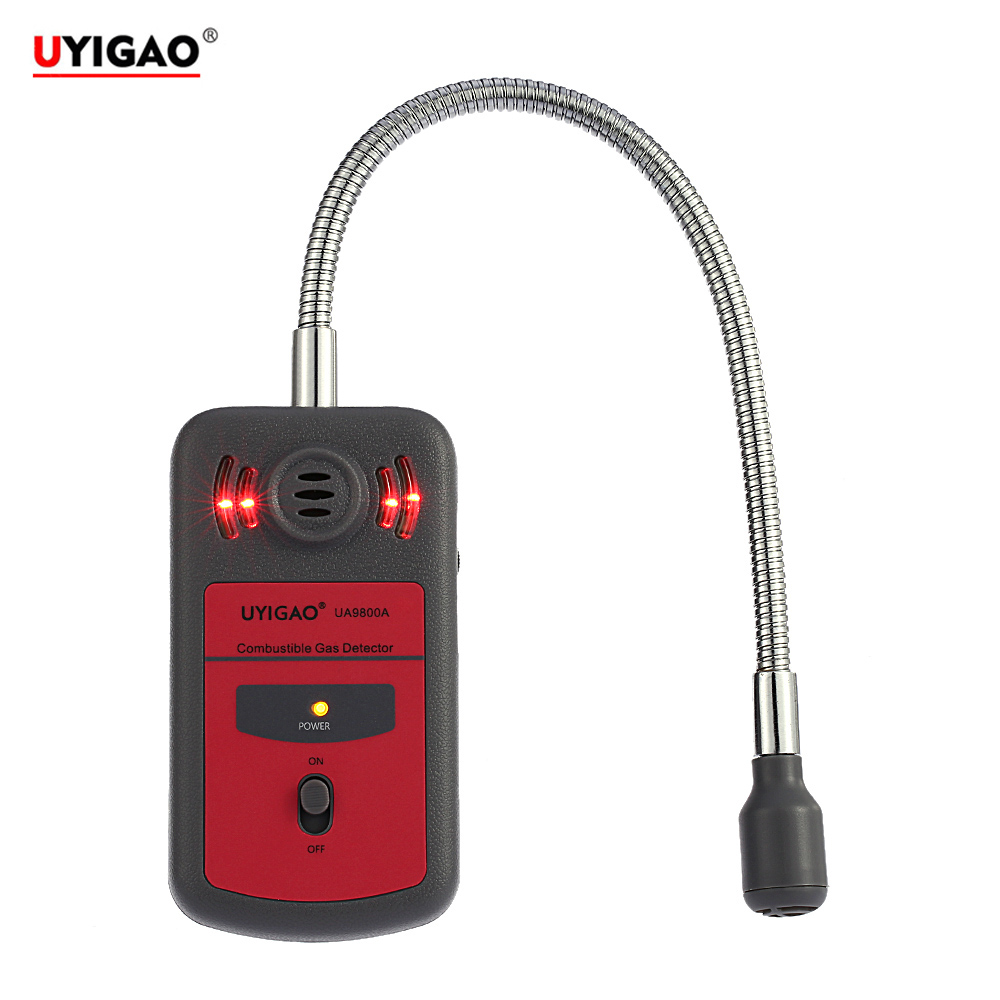 UYIGAO Combustible Gas monitor Automotive gas leak detector Gas Location Determine Tester Gas Analyzer with Sound Light Alarm
