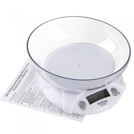 7KG x 1G Digital Scale LCD balance Kitchen Scale Electronic Weighing Scales Parcel Food Weights Balance for Kitchen with Bowl