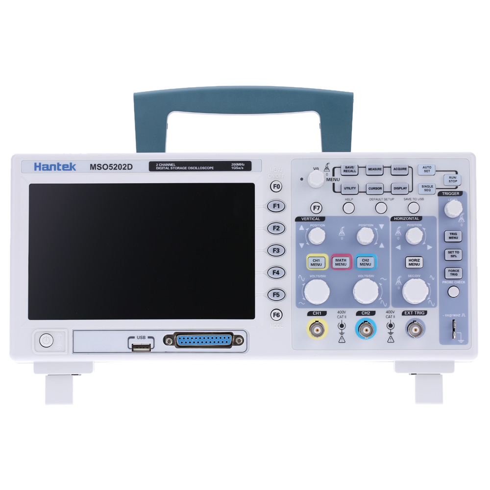 Hantek MSO5202D Mixed Signal 200MHz 2CH 1Gsa s 1M Digital Storage Oscilloscope 16CH Logic Analyzer diagnostic tool osciloscopio
