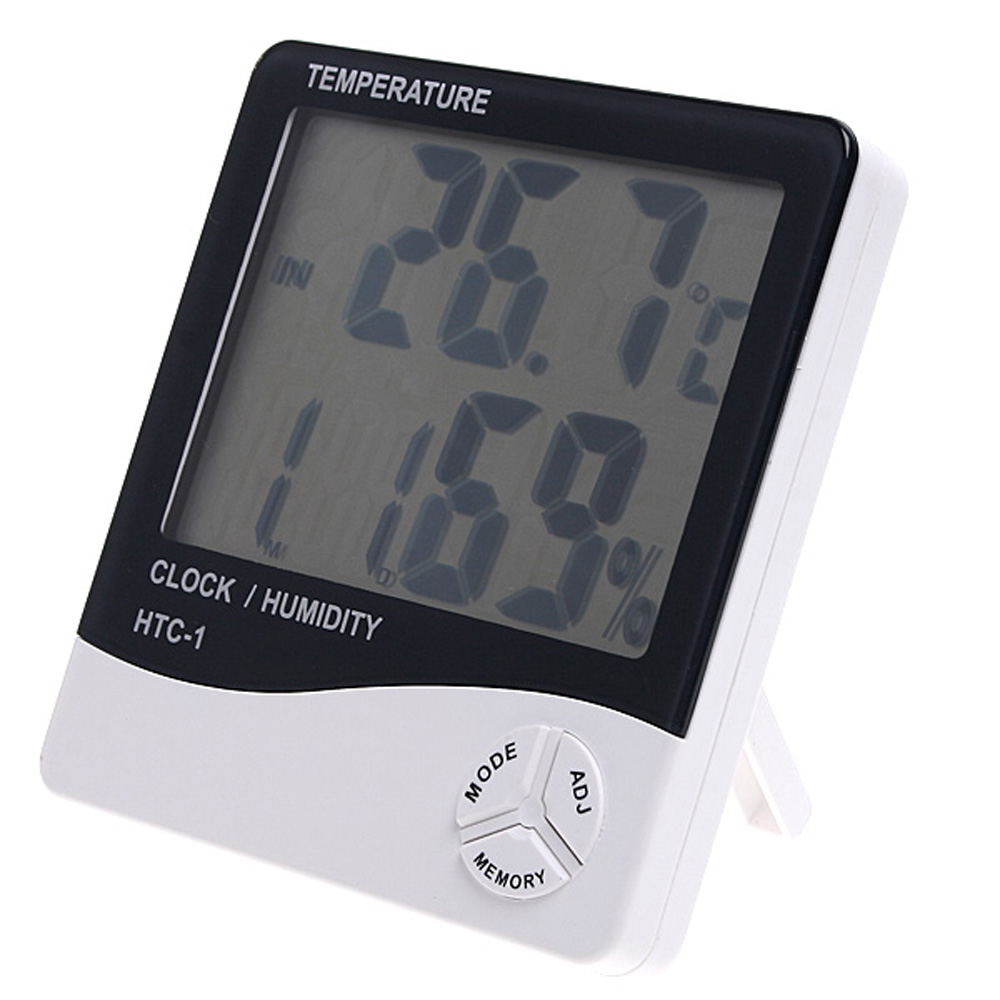 Portable Digital Thermometer hygrometer Multifunctional Temperature humidity Meter Diagnostic tool with Clock Calendar function