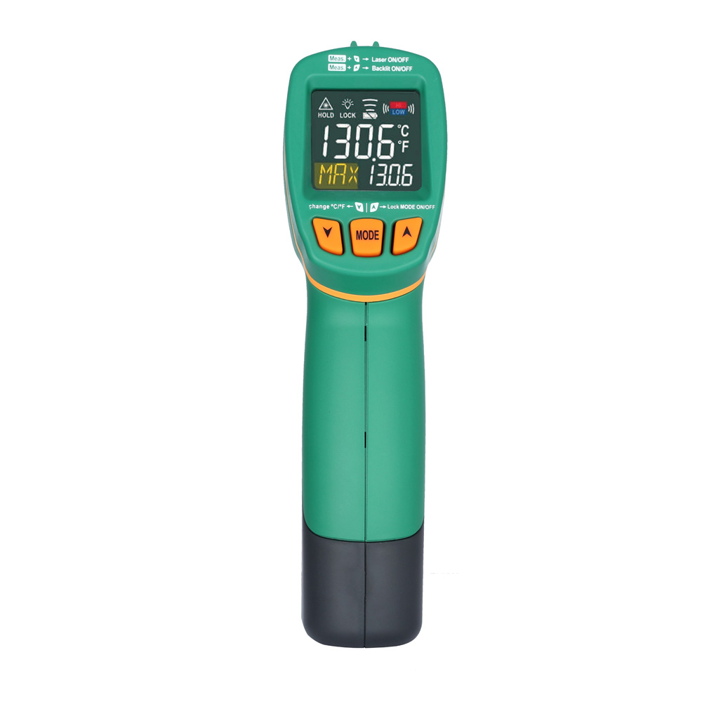 Digital LCD IR Infrared Thermometer Handheld Hygrometer Laser Temperature Tester Termometer Pyrometer Range 40~800( 752~1472 F)