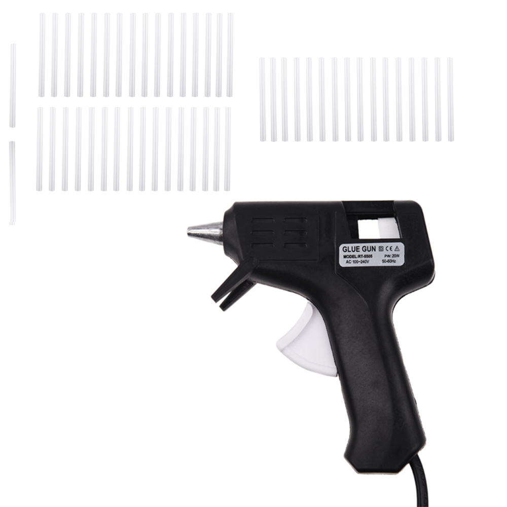 RT 5505 Professional Melt Gun High Quality High Temp Heater Glue Gun 20W Handy with 50 Glue Sticks Graft Repair Tool