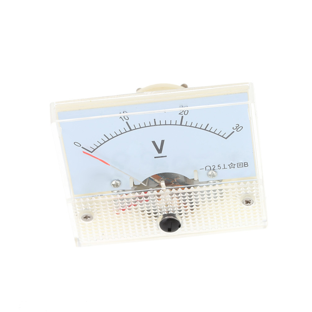 DC 0 30V Analog Voltmeter Analog Panel voltage Tester Meters charger doctor Voltimetro dijital voltmetre medidor de potencia