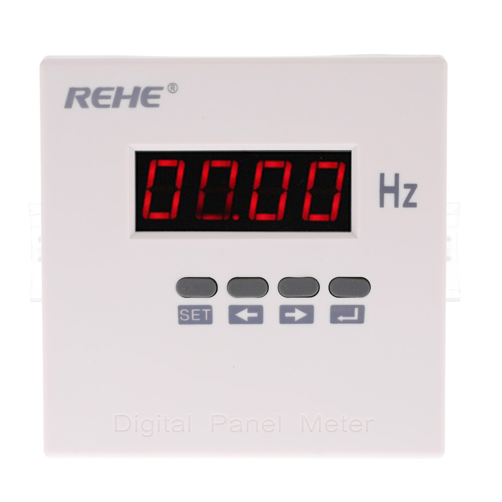 96x96mm Programmable Frequency Meter High Accuracy frequency counter Digital Single Phase AC frecuencimetro cymometer AC220V50Hz