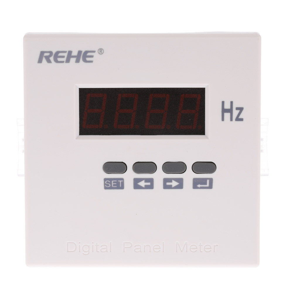 96x96mm Programmable Frequency Meter High Accuracy frequency counter Digital Single Phase AC frecuencimetro cymometer AC220V50Hz