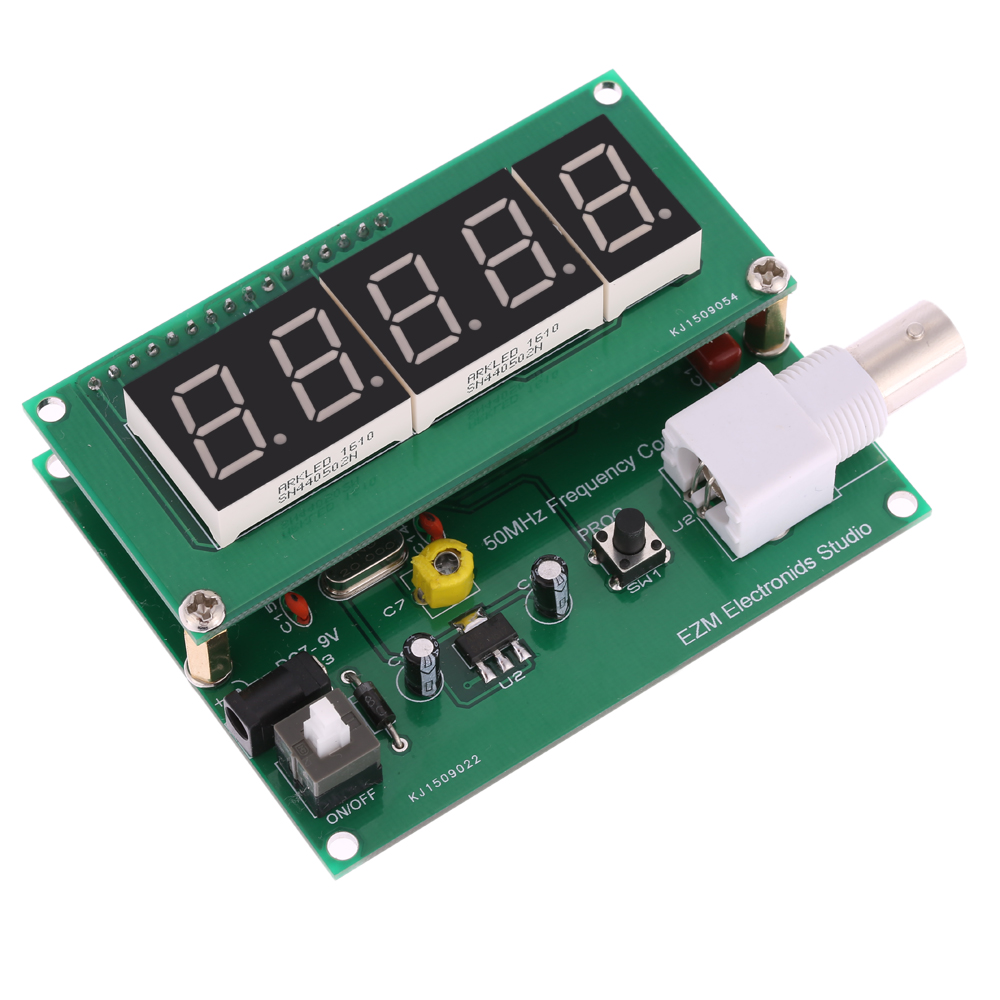 High Sensitivity frequency counter 1Hz 50MHz cymometer Frequency Meter Counter Measurement Tester Module 7V 9V 50mA