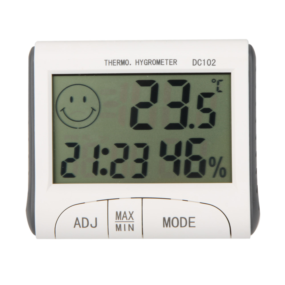 multi use Digital Thermometer Hygrometer Temperature Humidity Meter Clock Magnetic Alarm Clock weather station diagnostic tool