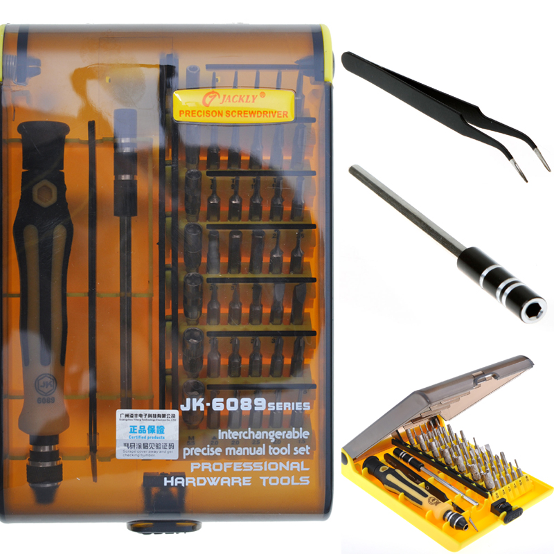 45 in 1 Professional Hardware Screw Driver Tool Kit Screwdriver Set for Watch Mobile Phone Good Hand Repair Tools for Multi Use