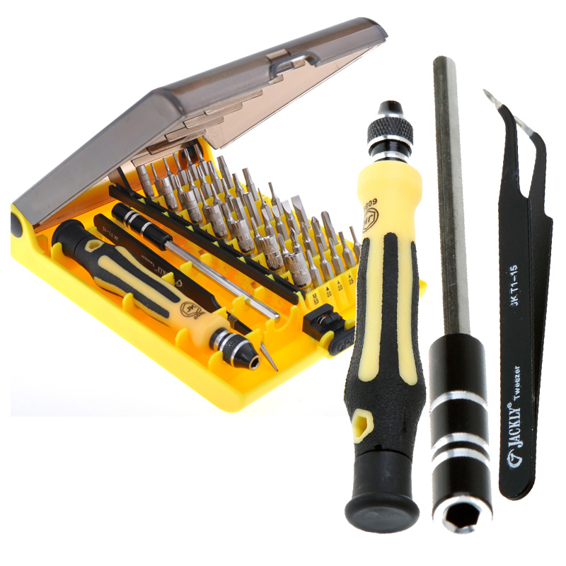 45 in 1 Professional Hardware Screw Driver Tool Kit Screwdriver Set for Watch Mobile Phone Good Hand Repair Tools for Multi Use