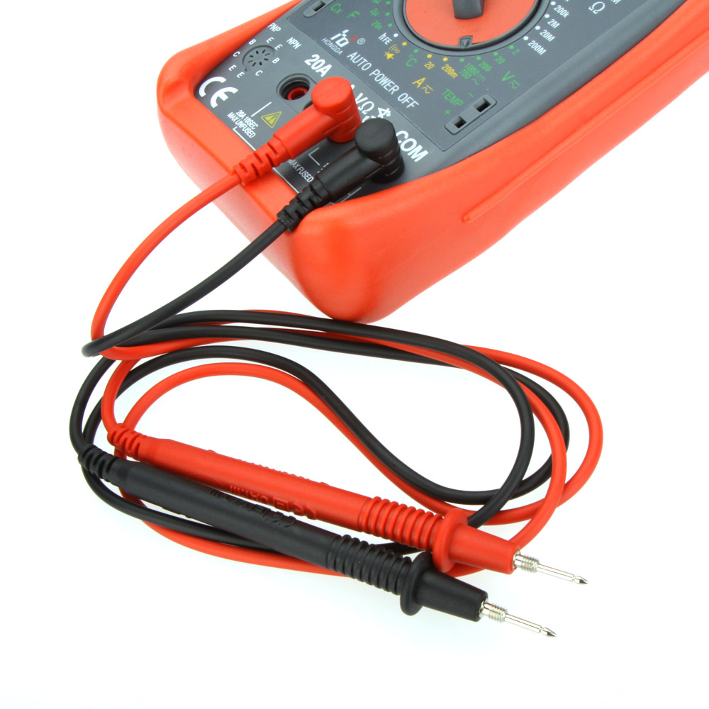 HD AT2150B Digital Multimeter Automotive Meter Tester Tachometer Cap. Temp. Tester Sensor w LCD Backlight