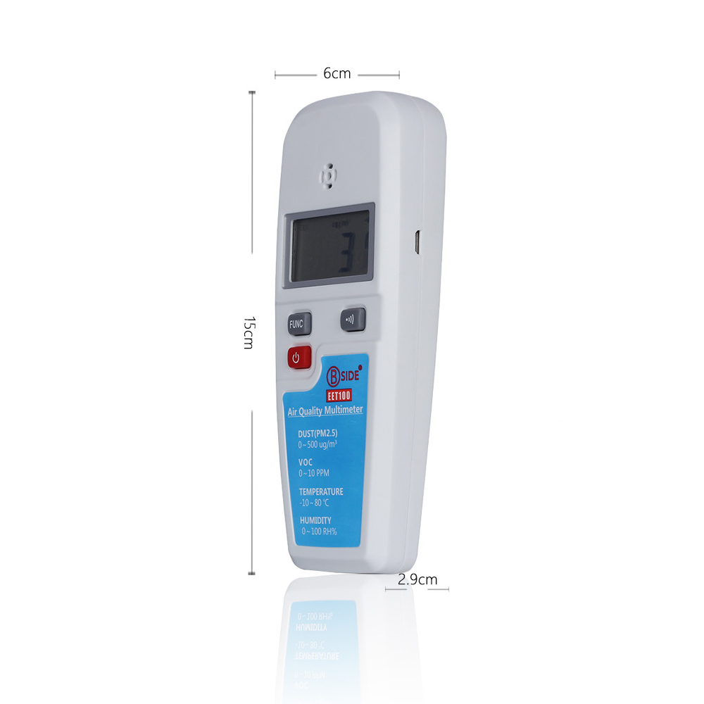 Multifunction Air Quality Multimeter Haze Dust(PM2.5) VOC Temperature Humidity Atmosphere Environment Detector Good Gas Analyzer
