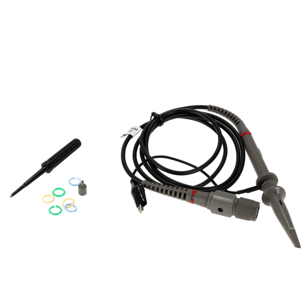 Hantek High Quality Reliable Oscilloscope Probe 200MHz Oscilloscope Clip Probe with Accessories Max.600V DC Peak AC x1 x10