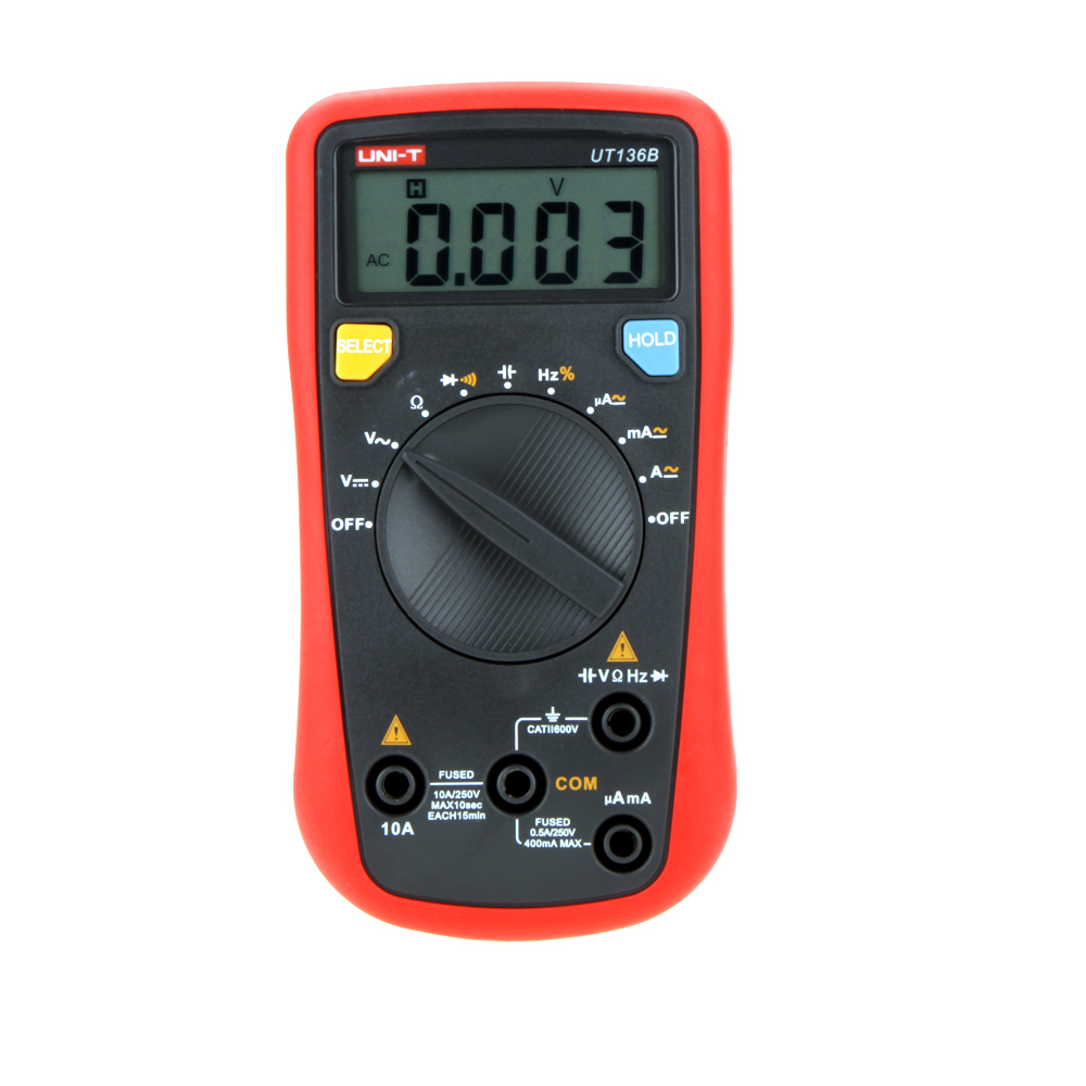 UNI T Handheld Digital Multimeter DC AC Voltage Current Tongs Resistance Frequency Auto ranging W Capacitance Diagnostic tool