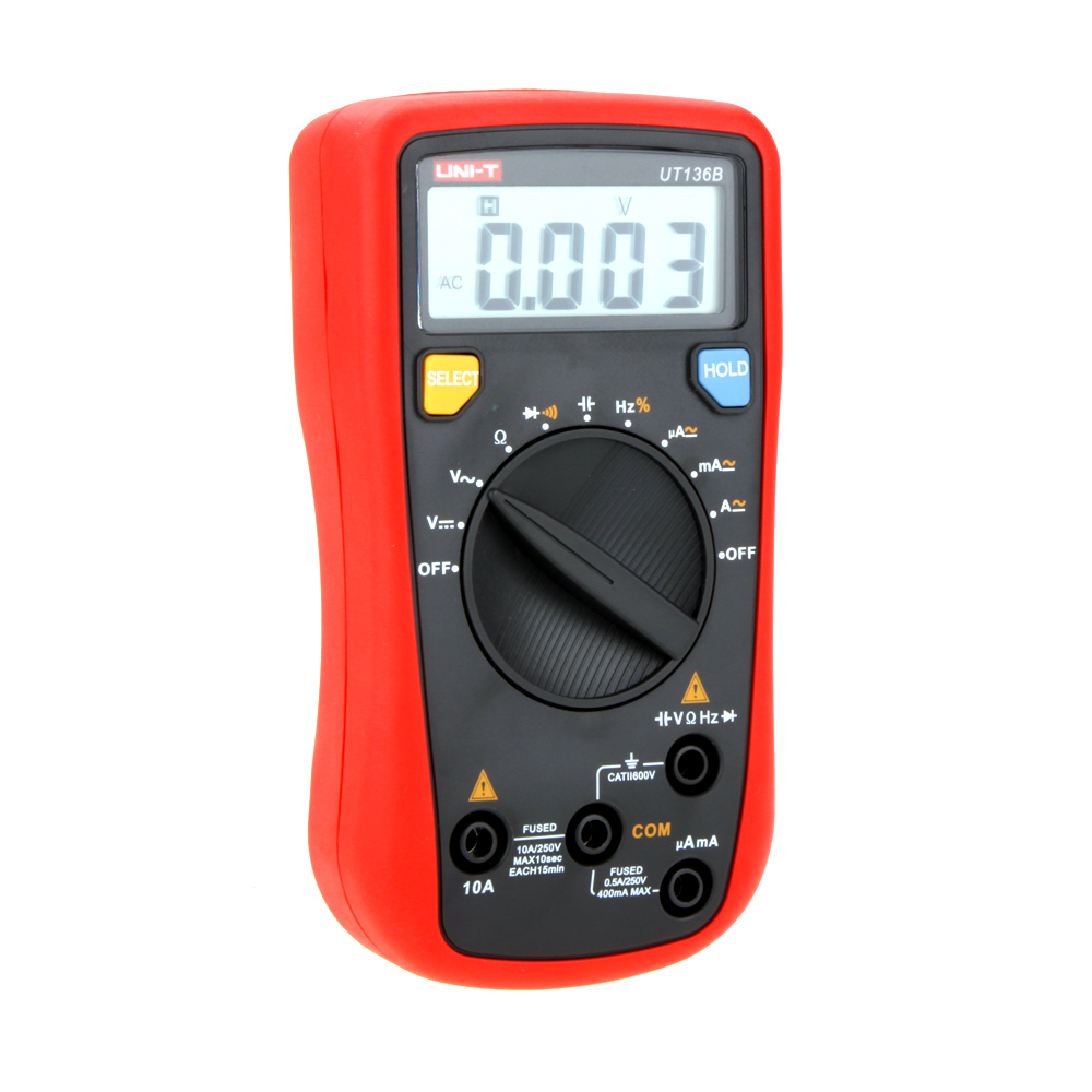 UNI T Handheld Digital Multimeter DC AC Voltage Current Tongs Resistance Frequency Auto ranging W Capacitance Diagnostic tool