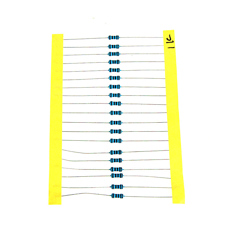 1280pcs 1 4W Metal Film Resistors Assortment Kit Set 64 Values Resistor Set 1 ohm 10M ohm Resistor
