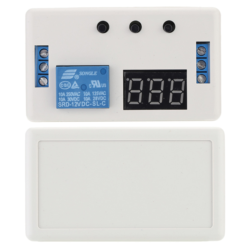 New Upgrades12V LED Timer Module Automation Delay Timer Control Switch Relay Module with Case High Quality Integrated Circuits
