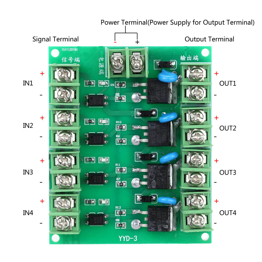 High Quality Trigger Switch Module FET MOS Field Effect Transistor Direct Current Control for Motor Pump Solenoid