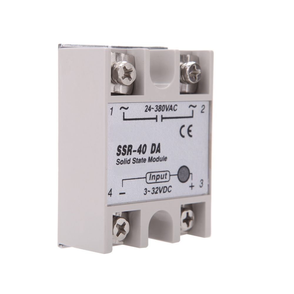 SSR 40 DA Solid State Relay Module 40A 24V 380V for PID Temperature Controller 3 32V DC To AC
