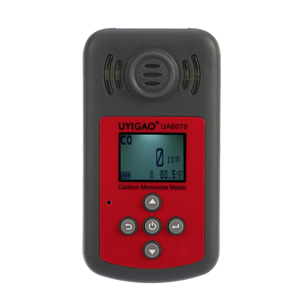 UYIGAO High Precision CO Meter Tester Handheld Carbon Monoxide gas detector Monitor with LCD Display Sound Light Alarm 0 2000ppm