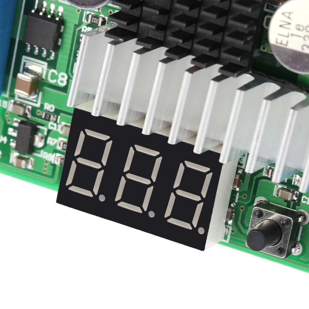 Digital DC DC boost module 3.5 30V 100W Boost Step up Module Converter Power Supply Module LED Voltmeter Display