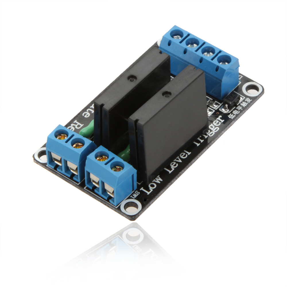 5V 2 Channel Relay Module Low Level Trigger Solid State Relay Module Relay Interface Board for ARM DSP PIC with Resistive Fuse