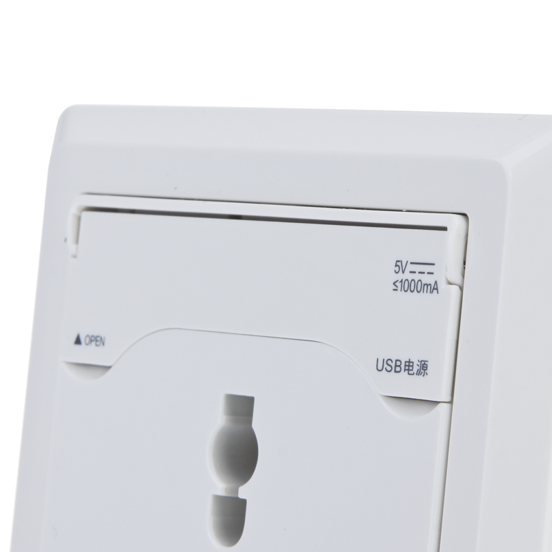 USB Charging Wall Socket Power Supply with USB Port Interface High Quality Power Socket