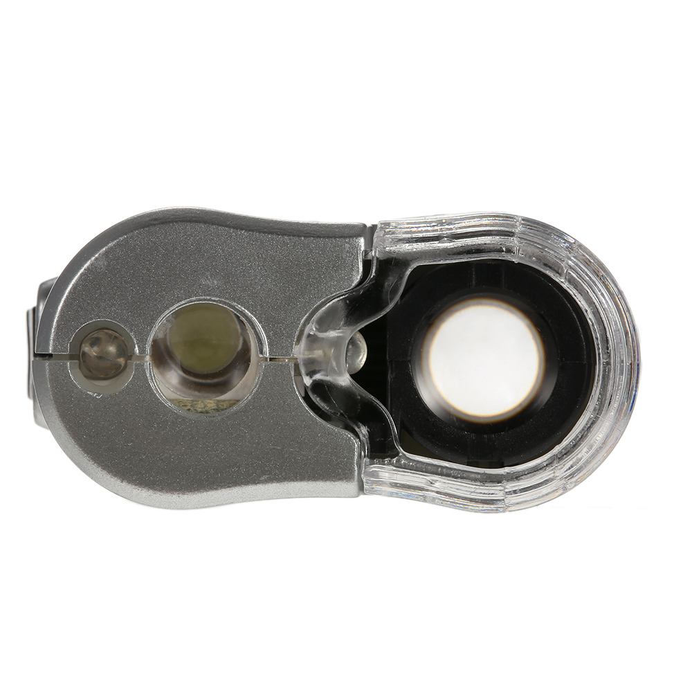 60X 60X Mini Microscope adjustable Magnifier Jeweler Loupe Lens Illuminated joyeria magnifying glasses Glass with LED UV Light