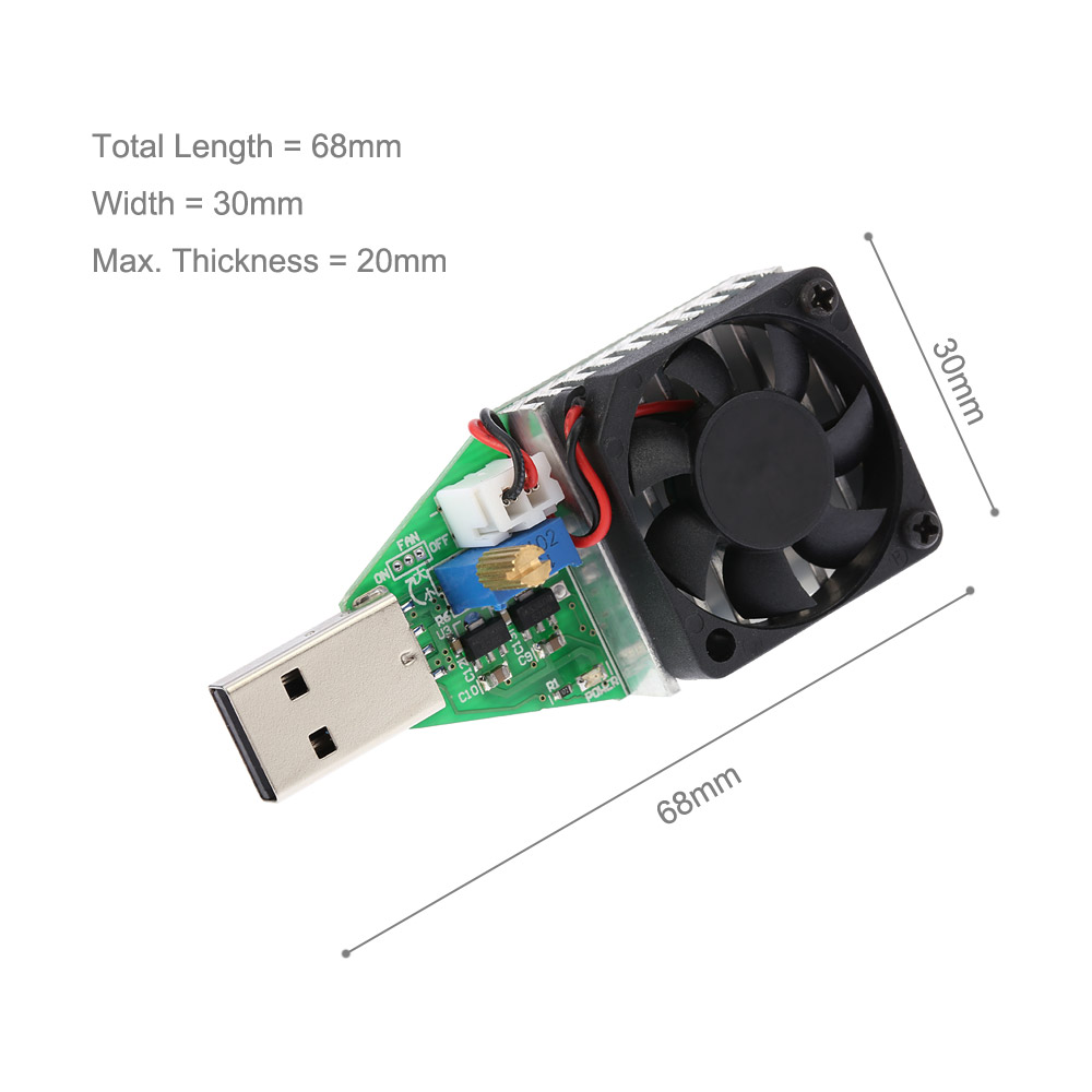 DC3.7 13V USB Adjustable Electronic Load Module Constant Current Electronic Load 0.15 3.00A Power Tester