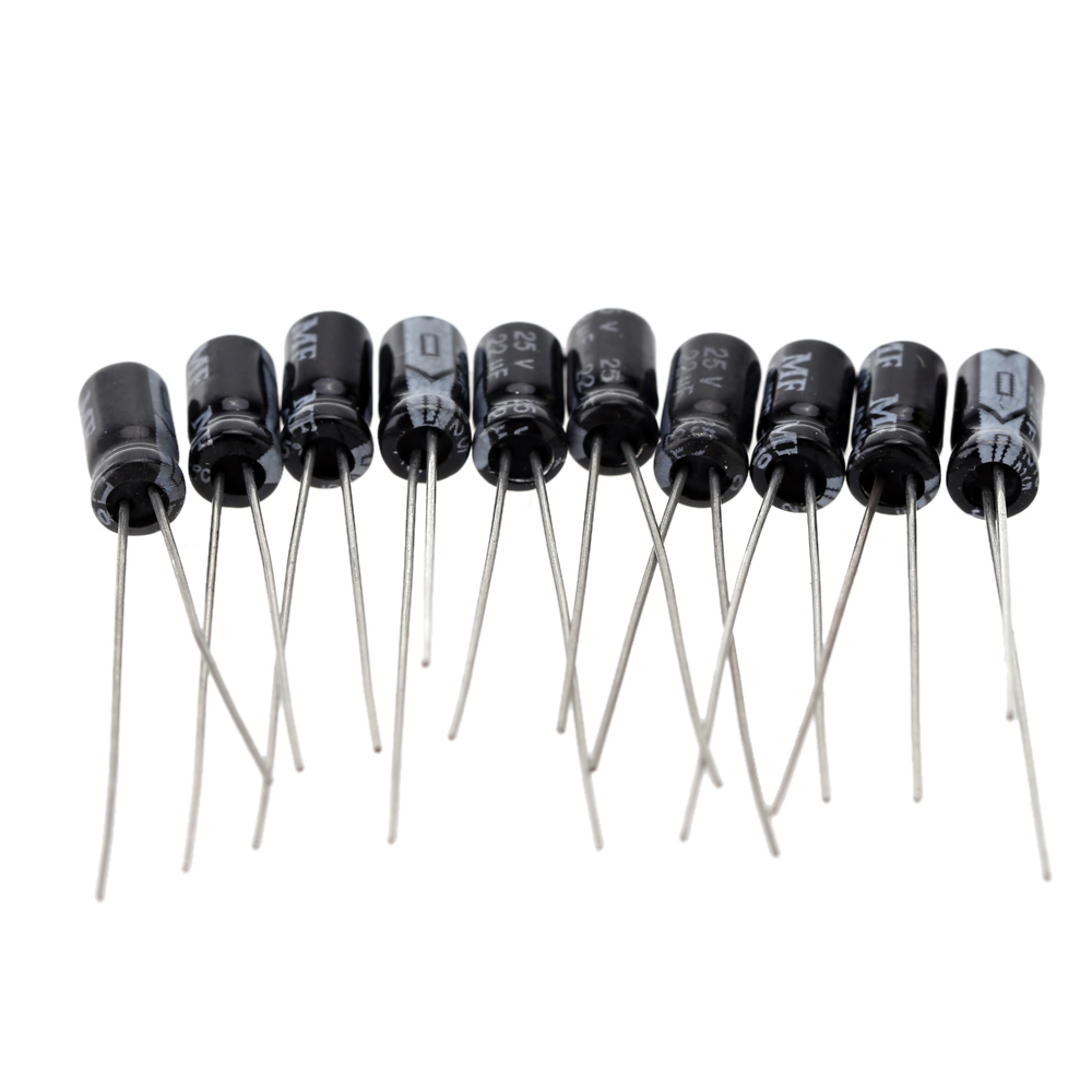 12x10pcs Electrolytic Capacitor Electric DIY Parts 1UF 470UF Passive Components Package Capacitance Set Diagnostic tool