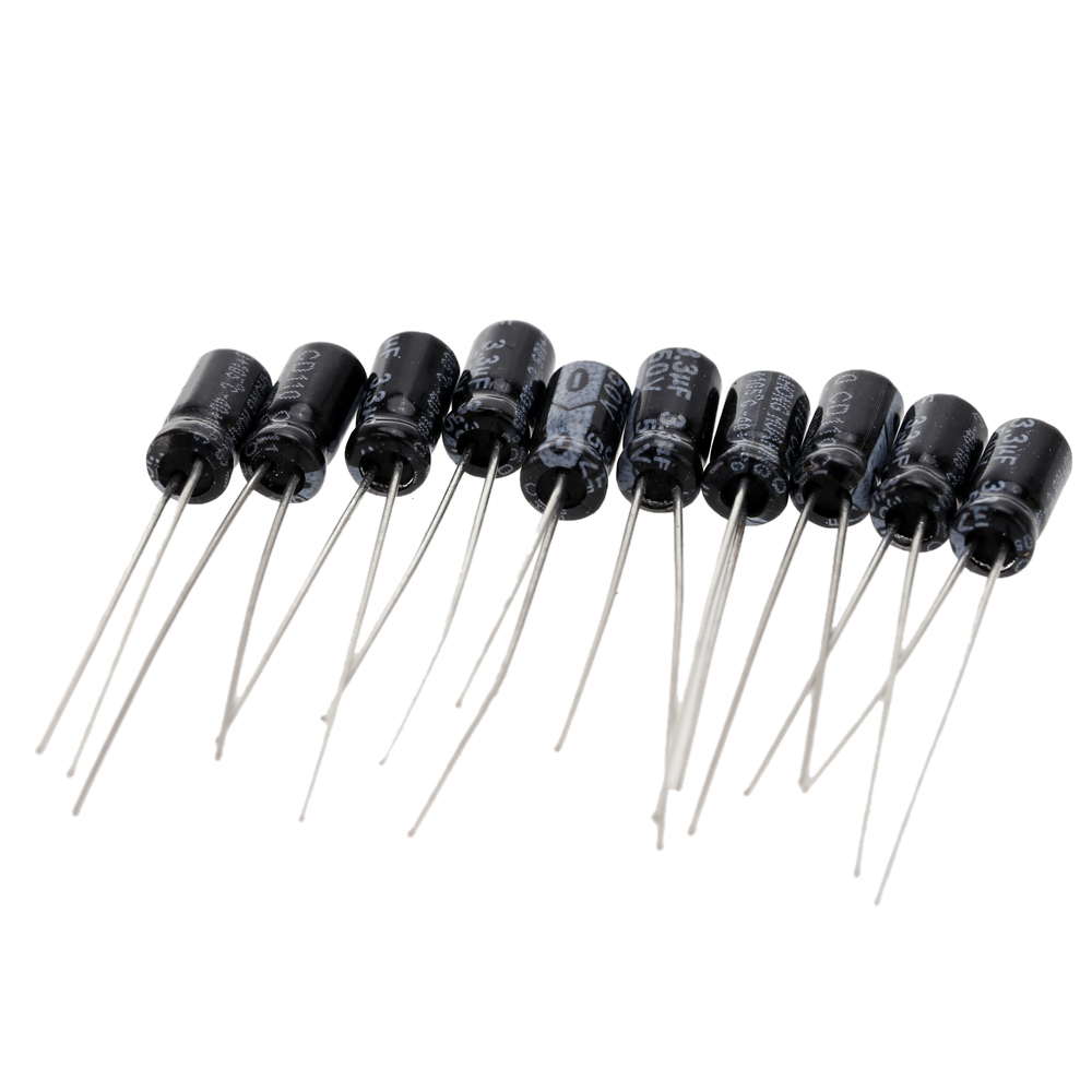 12x10pcs Electrolytic Capacitor Electric DIY Parts 1UF 470UF Passive Components Package Capacitance Set Diagnostic tool