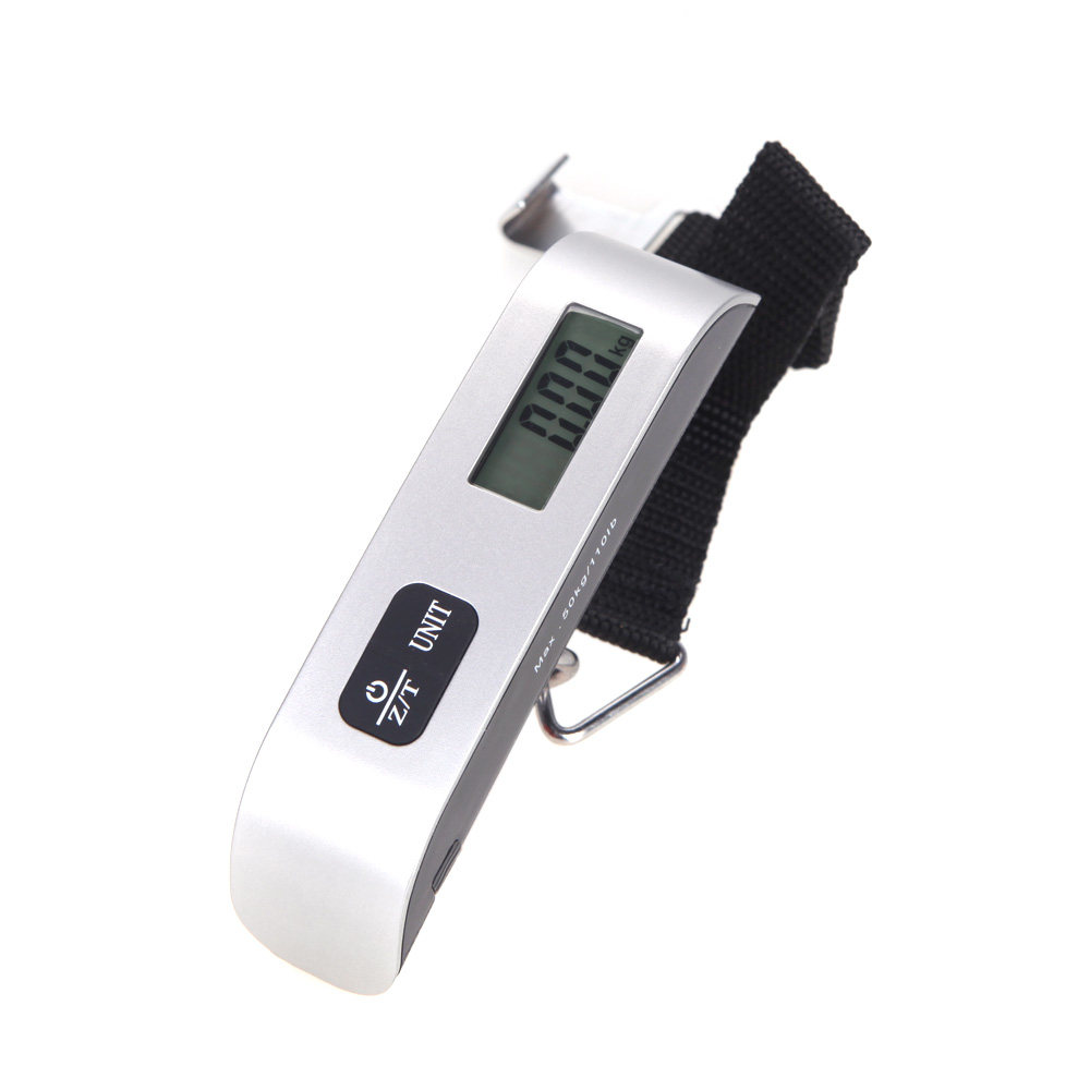 50kg 10g 110Lb 0.02Lb Digital Scale Weight Scales Luggage Hook scale for Travel With Room Temperature LCD Backlit Display