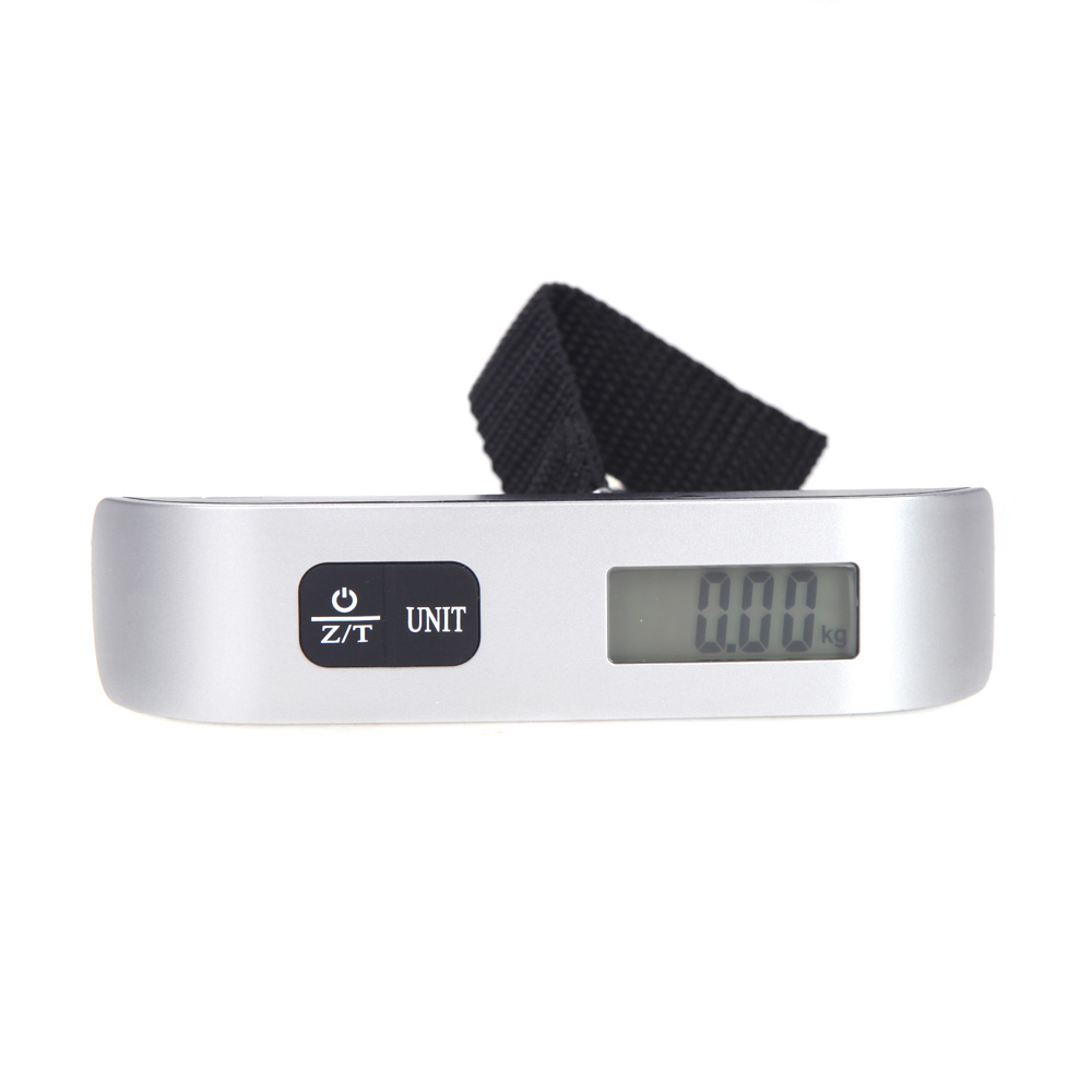 50kg 10g 110Lb 0.02Lb Digital Scale Weight Scales Luggage Hook scale for Travel With Room Temperature LCD Backlit Display