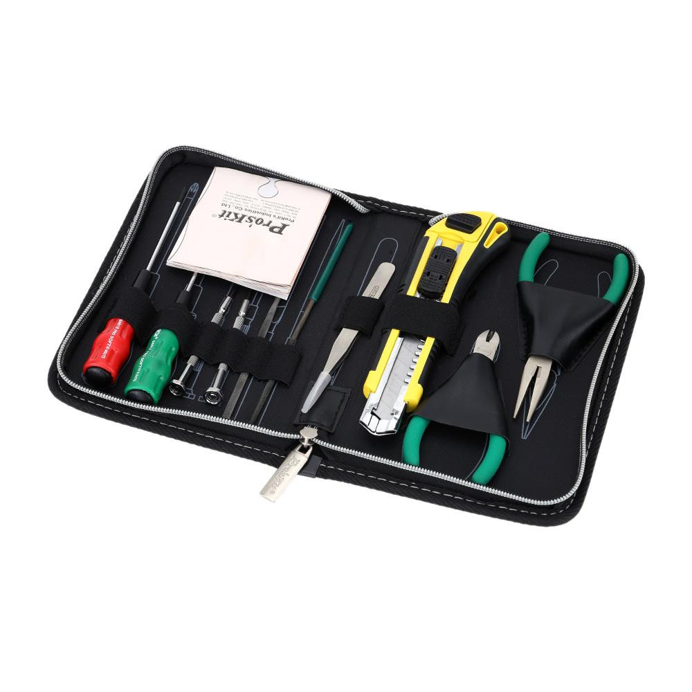 Pro'sKit 1PK-301 Compact Tool Kit Professional Repair Kit with Pliers ...