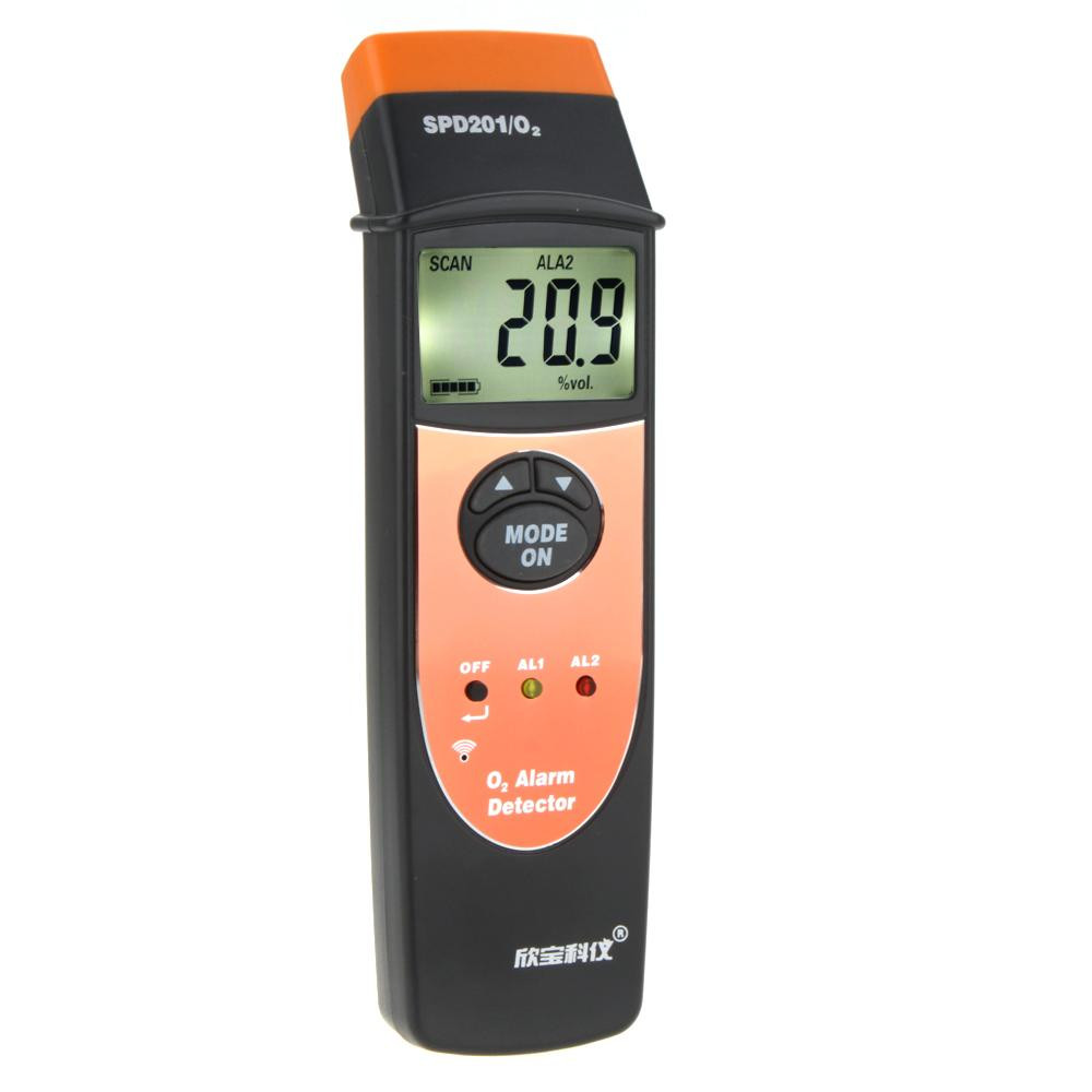 SINPO SPO201 small Size Type Oxygen(O2 ) Alarm Detector Measuring 0~25% ...