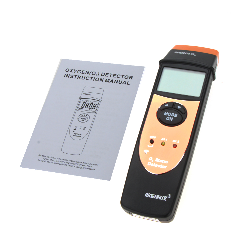 SINPO SPO201 small Size Type Oxygen(O2 ) Alarm Detector Measuring 0~25% ...