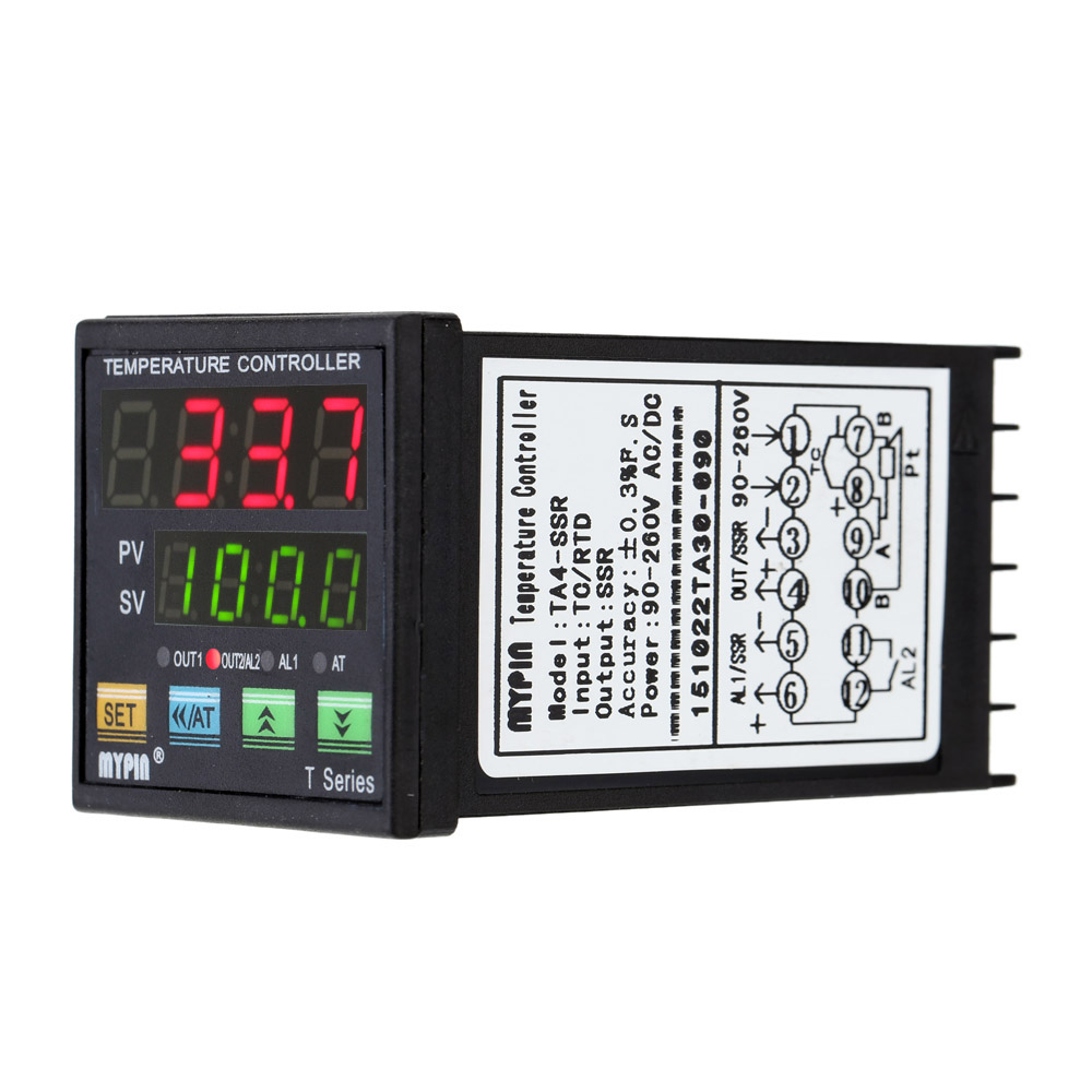 Digital PID Temperature Controller - Fahrenheit, Relay Output, AC 100-240V, K-Type - View #7