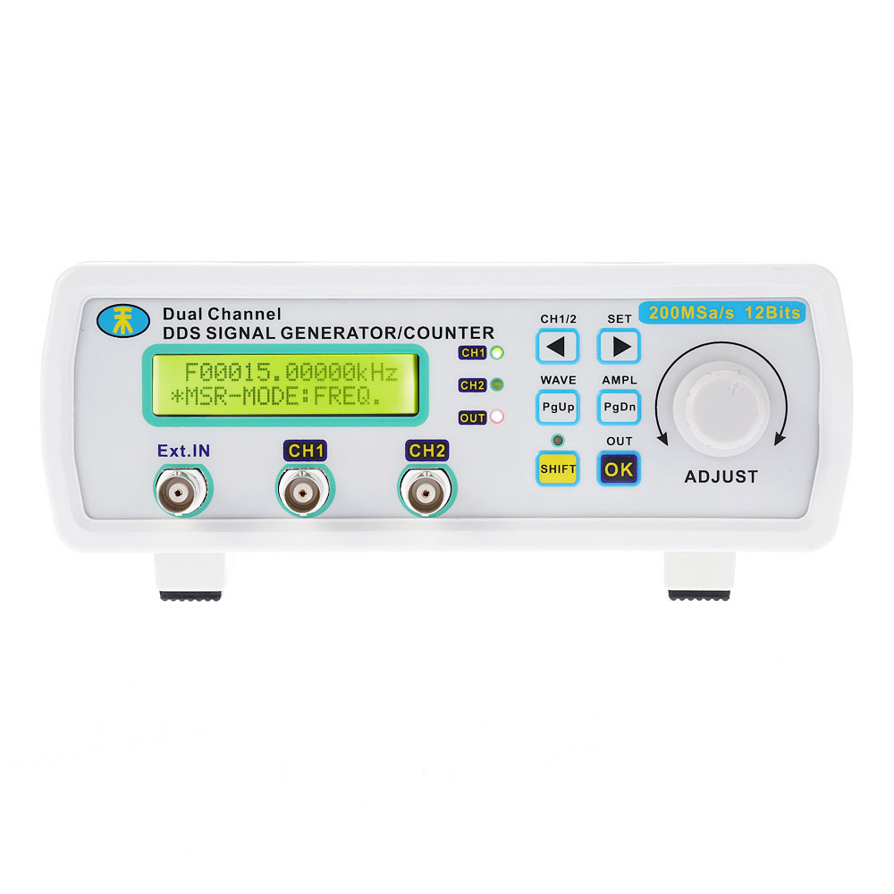 thumbnail image 2 of Mua Goupchn Programmable DDS Signal Generator 60MHz Dual Channel Arbitrary Waveform Function Generator Frequency Meter Cell Phone Control Signal Source B08pbwgx24 2 of 9
